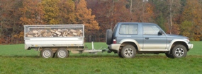 Mitshubishi Pajero mit 2RM H&auml;nger